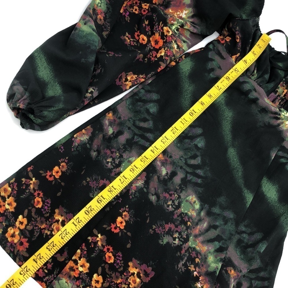 Urban Outfitters Puff Balloon Sleeve Dress Size XS Floral Print, Lined Regency - Picture 9 of 12